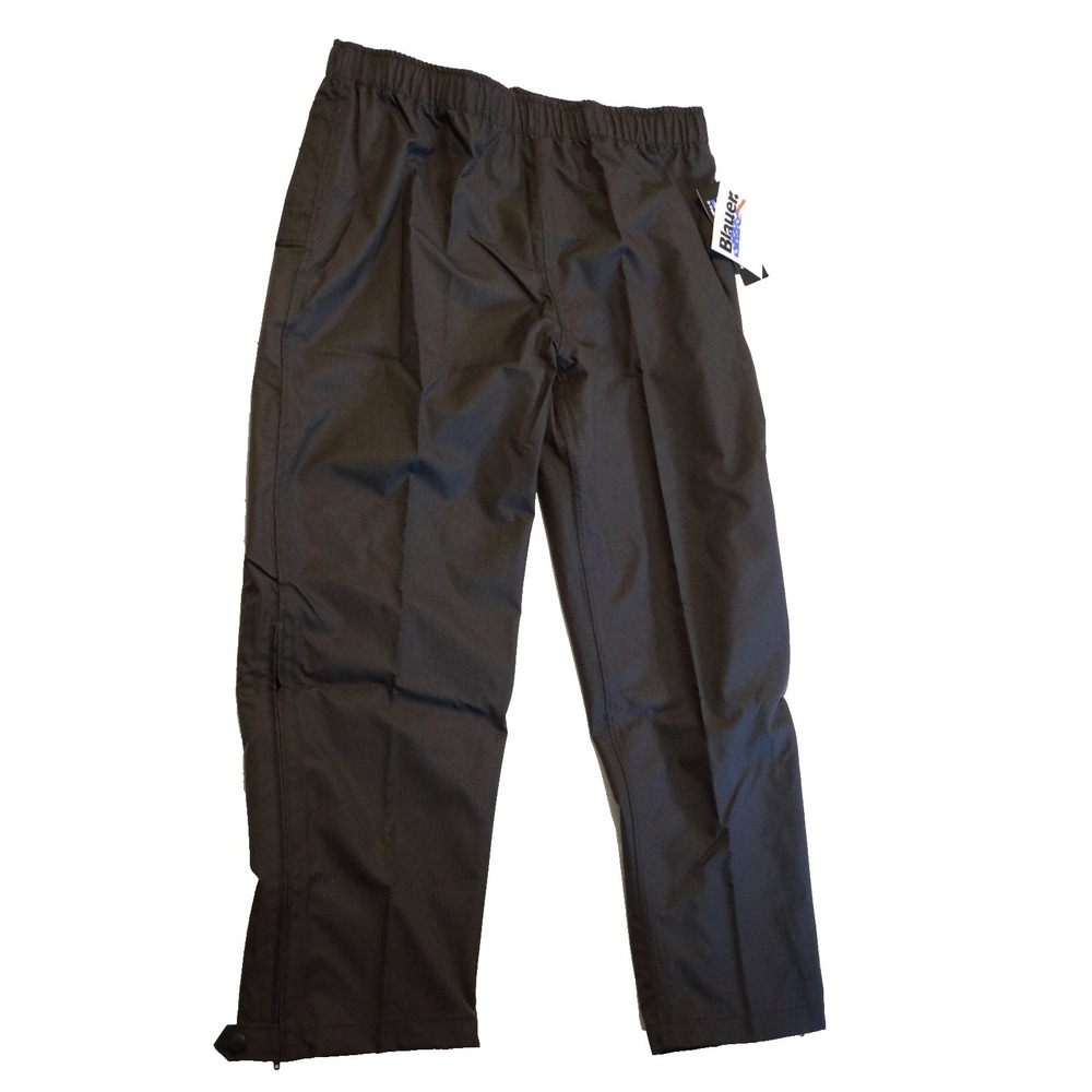 Blauer 134 Waterproof Patrol Rain Pants Mens XL Short Black Uniform - *NWT*